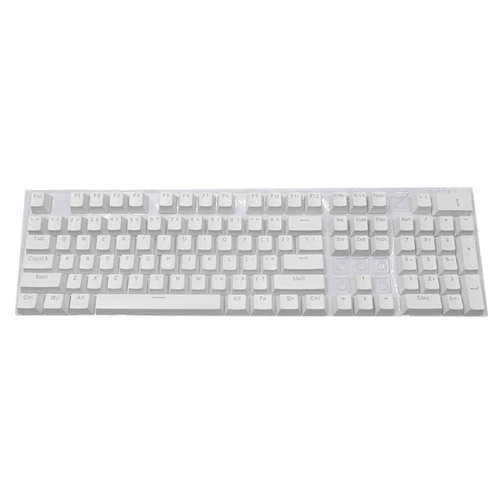 104pcs ABS Universal Mechanical Keyboard Keycaps Desktop Computer Ergonomic Blank Keycaps For Cherry MX Mechanical Keyboard Caps