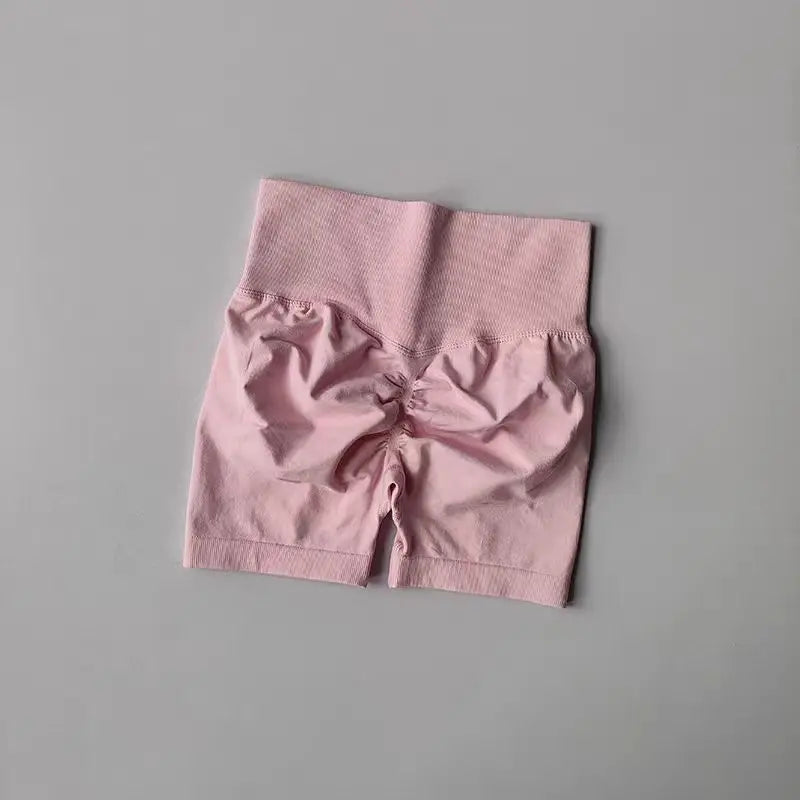 Peach Hip Lifting Sports Shorts Women High Waist and Waist Tightening Slimming Running Hip Speed Drying Three Point Tight Pants