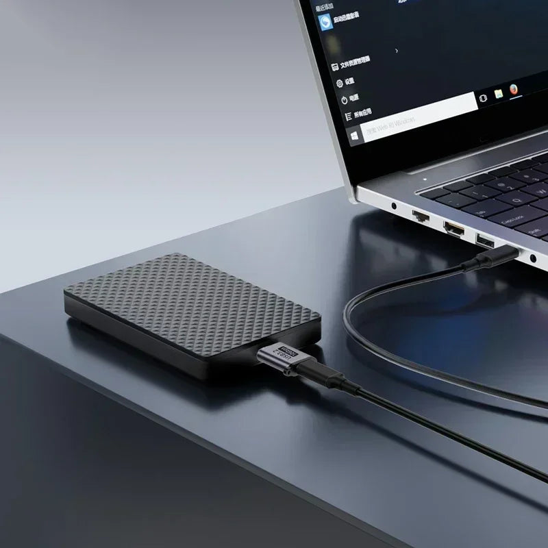 Adaptateur Micro B USB 3.0 mâle vers type C femelle, connecteur pour disque dur externe HDD, câble
