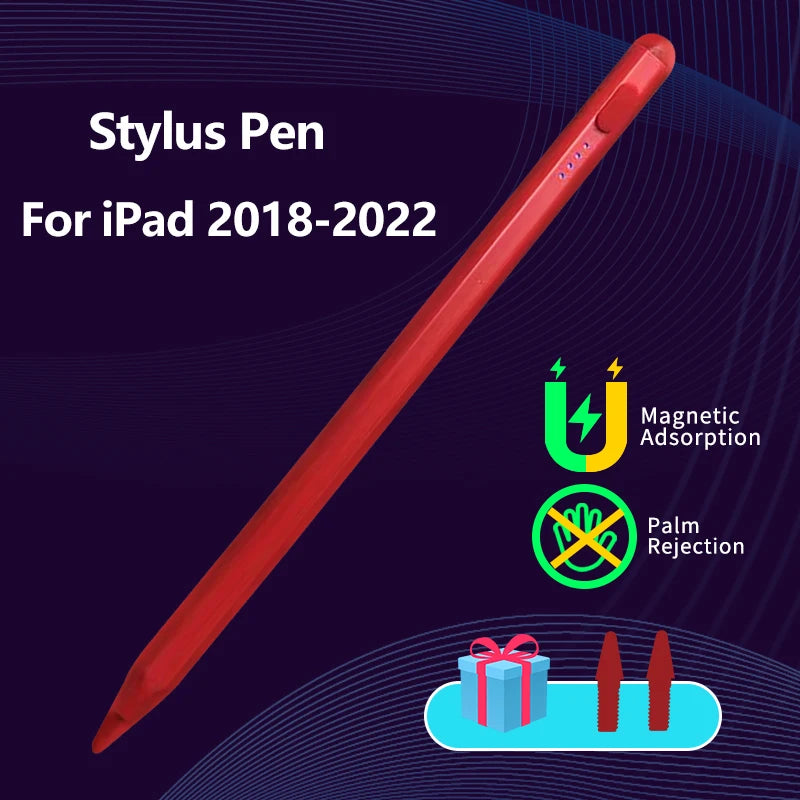 Stylus Pen for iPad 2018-2022 Fast Charge For iPad Pencil Palm Rejection with Power Display Led Indicators