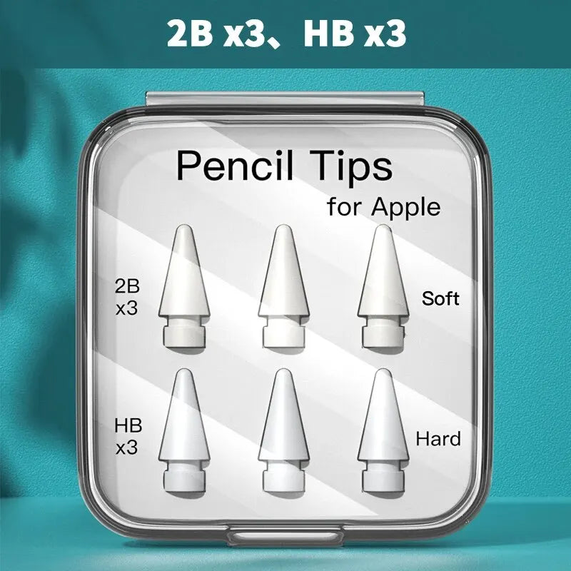 For Apple Pencil Pen Nib Pencil Case For Apple Pencil Tip 2B HB 3.0 Soft Hard For Apple Pencil 1st 2nd Generation Accessories