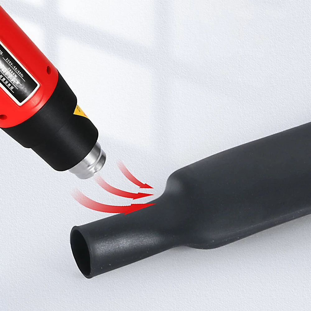 127Pcs Heat Shrink Tube Sleeving Tubing Assortment Kit Electrical Connection Electrical Wire Wrap Cable Waterproof Shrinkage 2:1