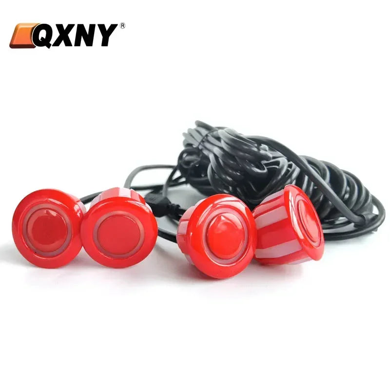 Hippcron 4PCS 22mm Car Parking Sensors Backup Radar System Black Red Blue Gold Grey Silver Champagne Gold White Color Sensor