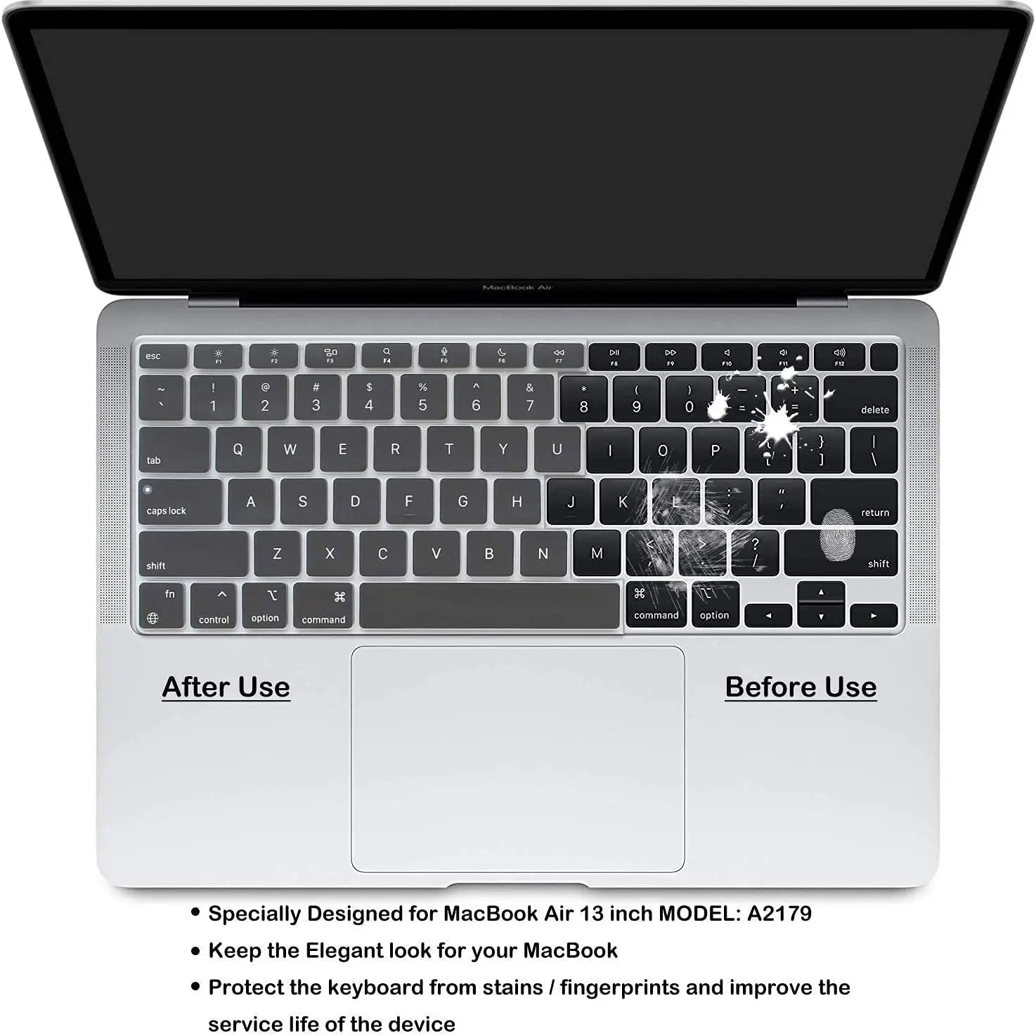 Silicone Keyboard Cover Skin for all models MacBook Air/Pro13“14”15“16” M1 M2 M3 Chip Model A2918 A2991 A2338 A2337 A2681 US&EU