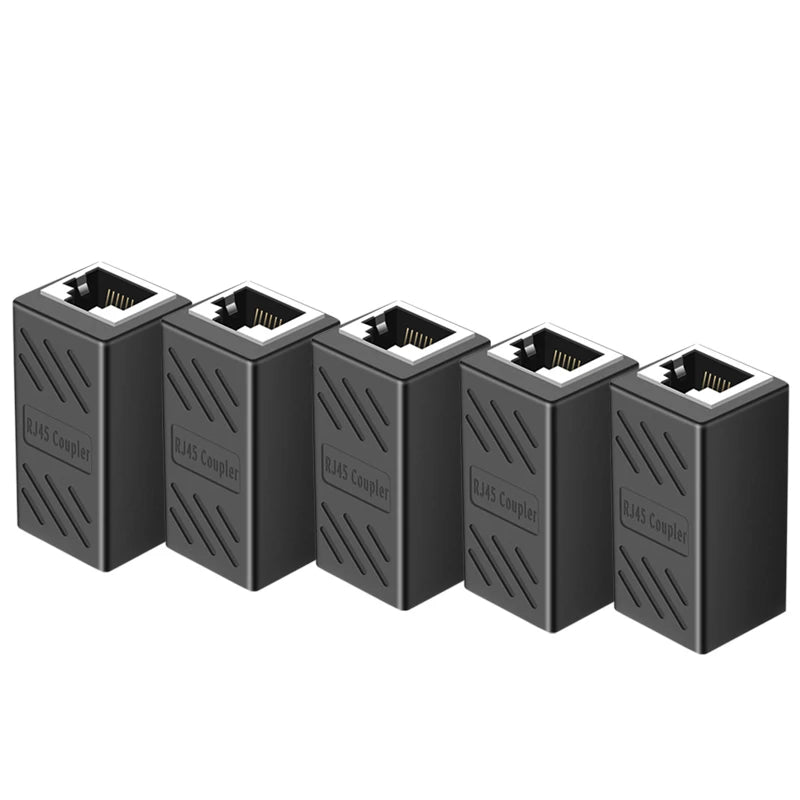 RJ45 Coupler Cat6 Cat5e Ethernet Cable Extender Adapter 1000Mbps LAN Connector In Line Coupler Female To Female