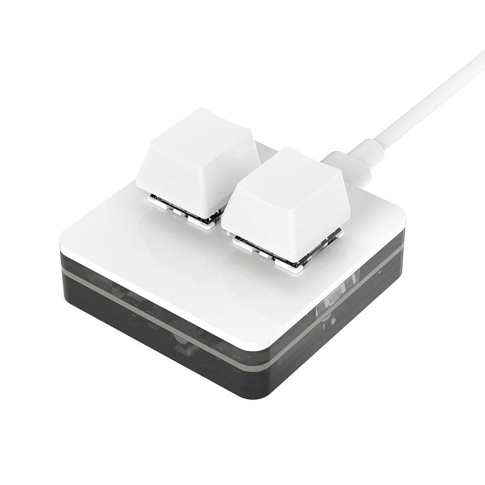 Macropad Macro Programming Keyboard RGB Mini Hot Swap Gaming Custom Knob Keypads Red Switch 3 Keys Knob For Photoshop Multimedia