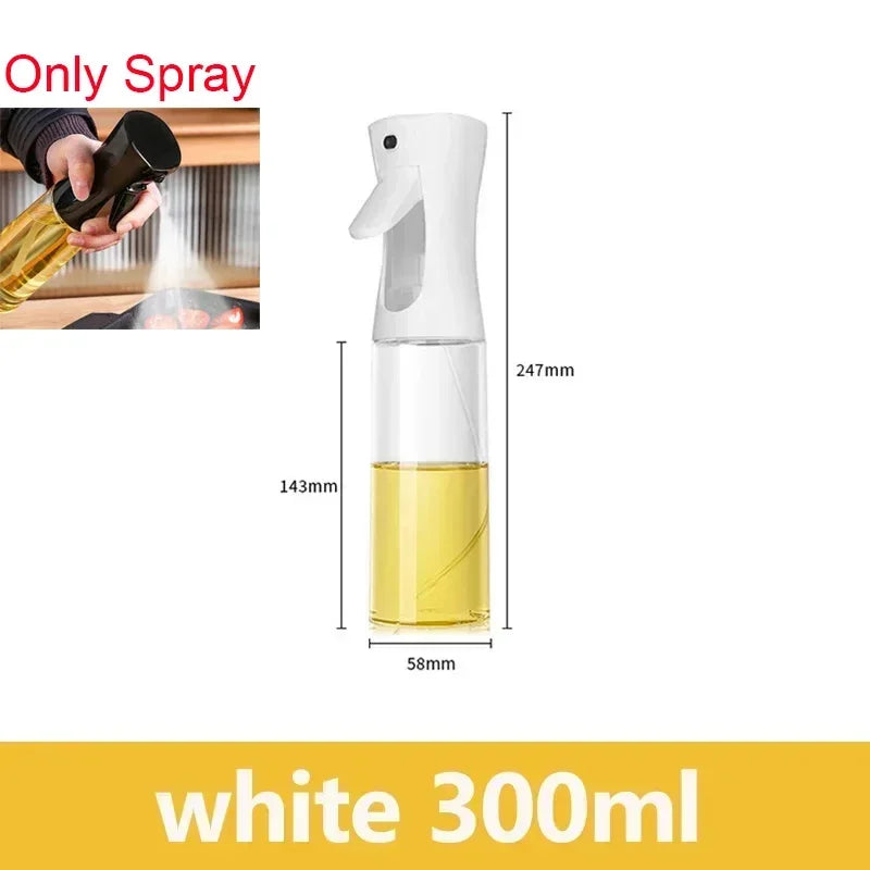 Olive Oil Mister Spray Bottle for Cooking - Cooking Oil Spray Bottle  Air Fryer Accessories - Refillable Glass Dispenser