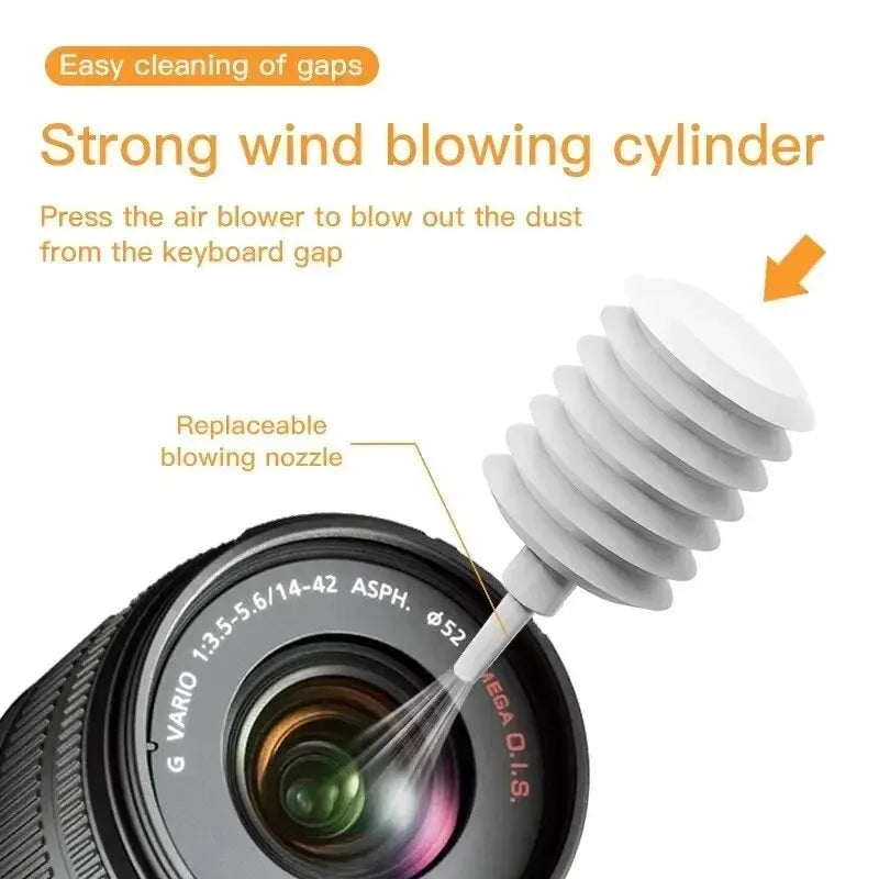 20-in-1 Cleaner Kit Computer Keyboard Brush Earphones Cleaning Pen Screen Cleaning Spray Bottle Cleaning Tools Keycap Puller Set