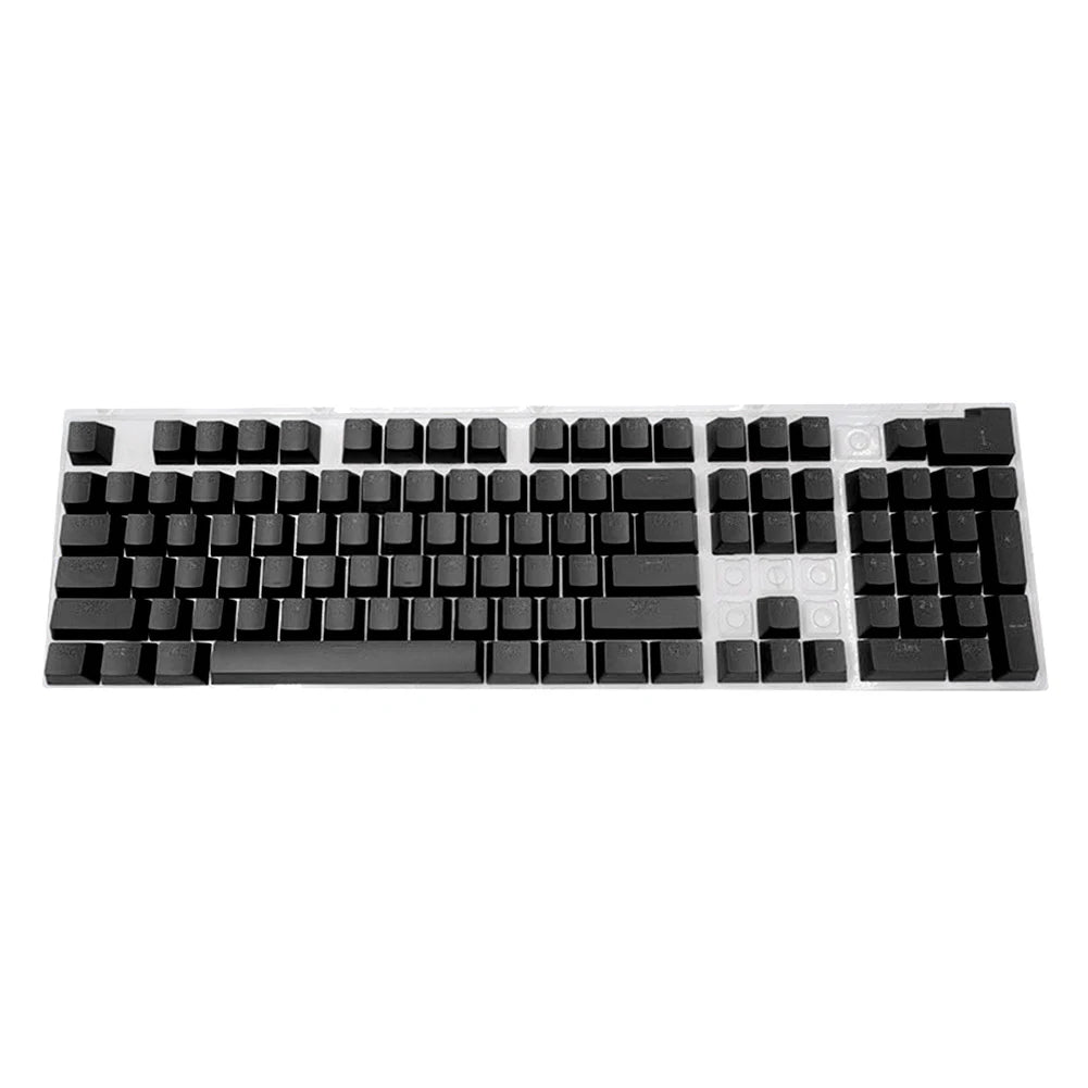 104pcs ABS Universal Mechanical Keyboard Keycaps Desktop Computer Ergonomic Blank Keycaps For Cherry MX Mechanical Keyboard Caps