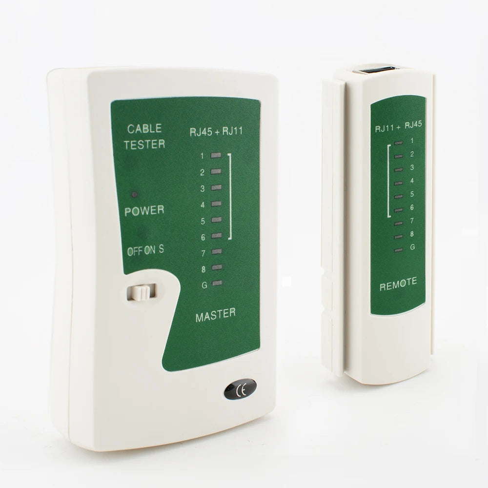 Network Ethernet Cable Tester for LAN RJ45 Cat5 Cat5e Cat6 Cat6a Cat7 UTP/Shielded Cable and RJ11 RJ12