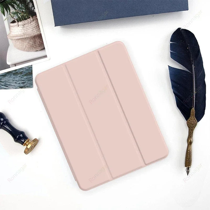 Pencil Slot Funda Case iPad 10th Generation iPad Air11 2025 2024 M3 M2 iPad Pro11 M4 iPad Air4 5 10.9 A16 7 8 9th 10.2 10.5 9.7