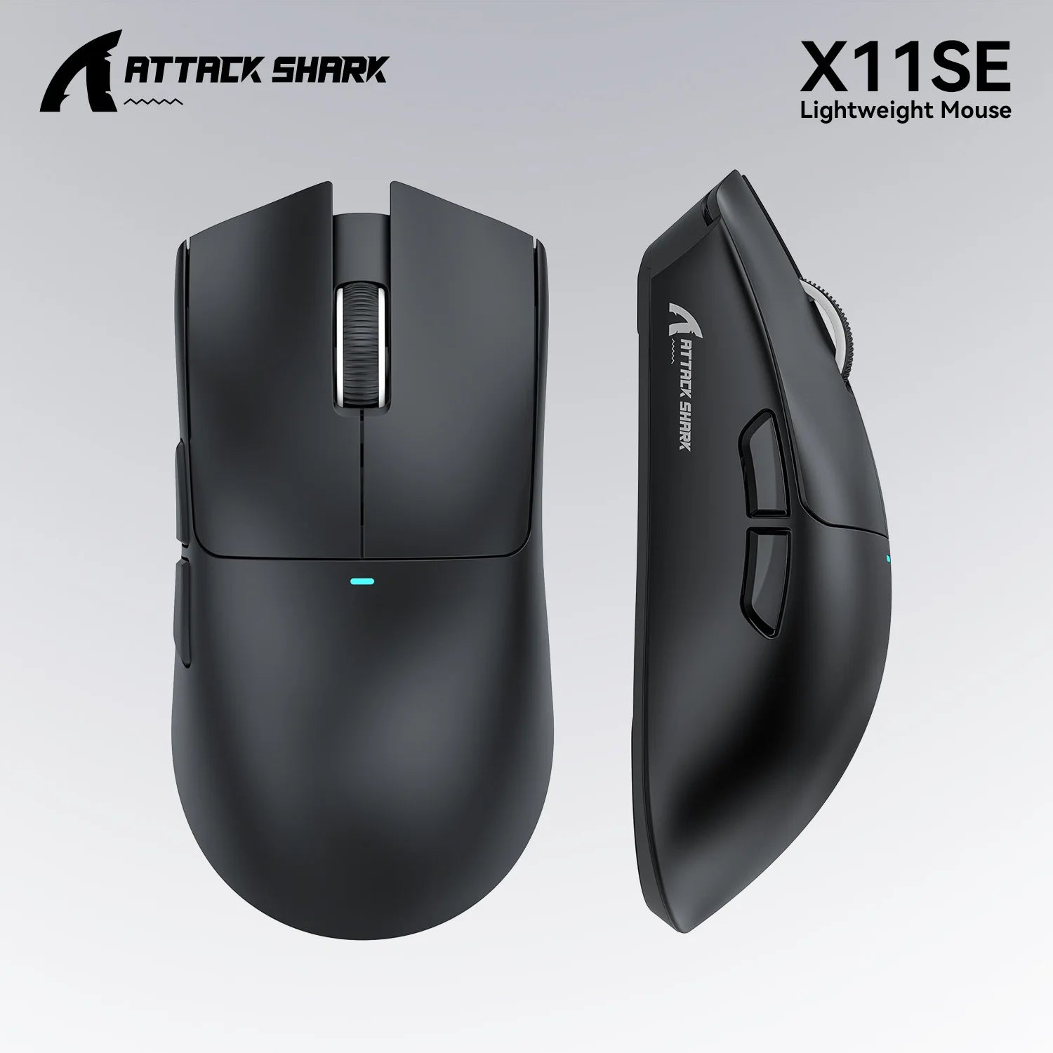 Attack Shark X11SE X11 PAW3311 Bluetooth Mouse, Triple Mode Connectivity, Touch Magnetic Charging Dock, Ultra-Light Gaming Mouse