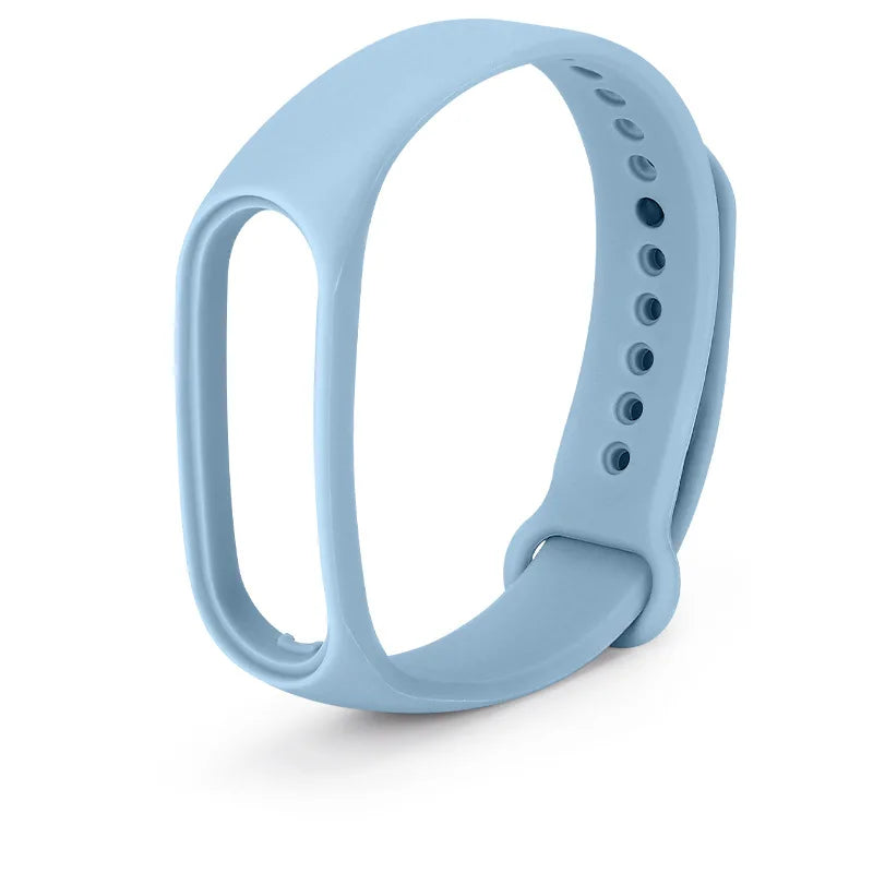official Silicone Strap For Xiaomi Mi Band 4 5 6 7 Bracelet Sport Watch Wristband Miband4 miband7 Correa Mi band 3 4 5 6 7 Band