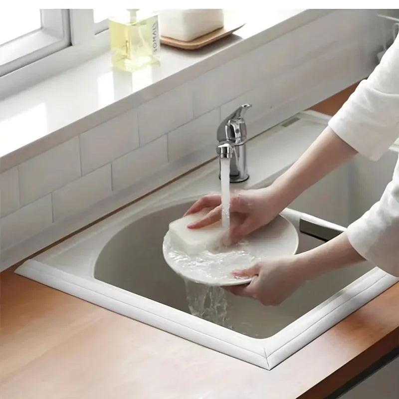 PVC Sealing Strip Tape Bathroom Bath Toilet Caulk Tape Self Adhesive Waterproof Mildew Proof Tapes For Kitchen Sink Wall Corner