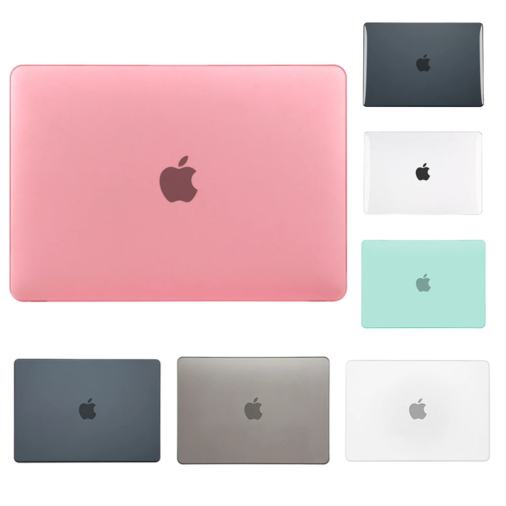 Laptop Case For New MacBook Pro 14 Case M4 2024 For MacBook M3 M2 M1 Chip Pro 16 Funda 2025 M4 Air 13 13.6 15 Cover accessories