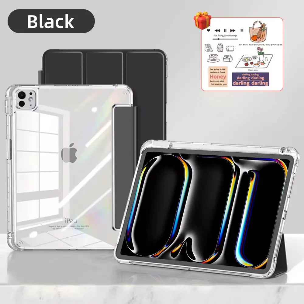 For 2024 iPad Air 6 Case iPad Air 5  6 11 iPad Pro 11 12.9 13 10 Gen 10.2 9th 8th 7th 9.7 6th 5th Mini 7 6 Case With Pen Holder