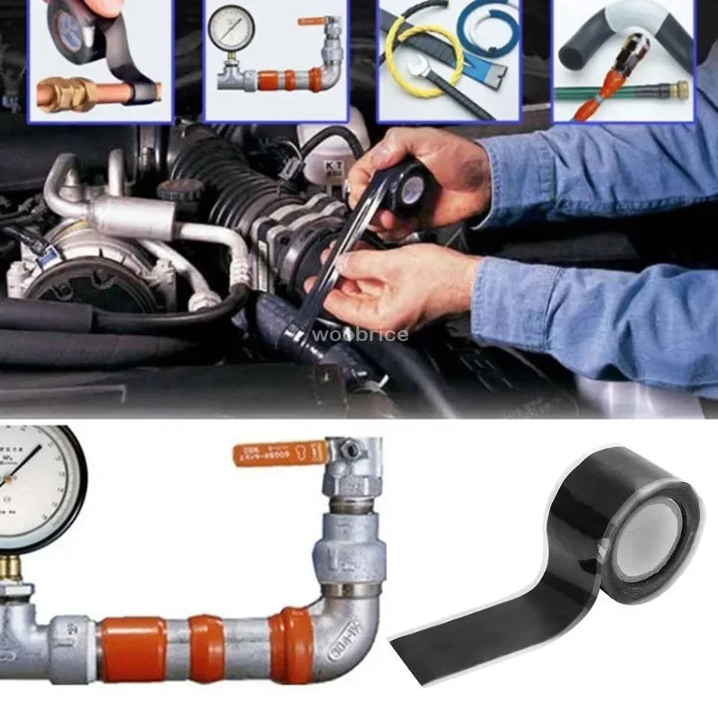 Self-adhesive Waterproof Tape Patch Seal Repair Stop Leak Proof Adhesive Tape for Bathroom Kitchen Shower Water Pipe Tape