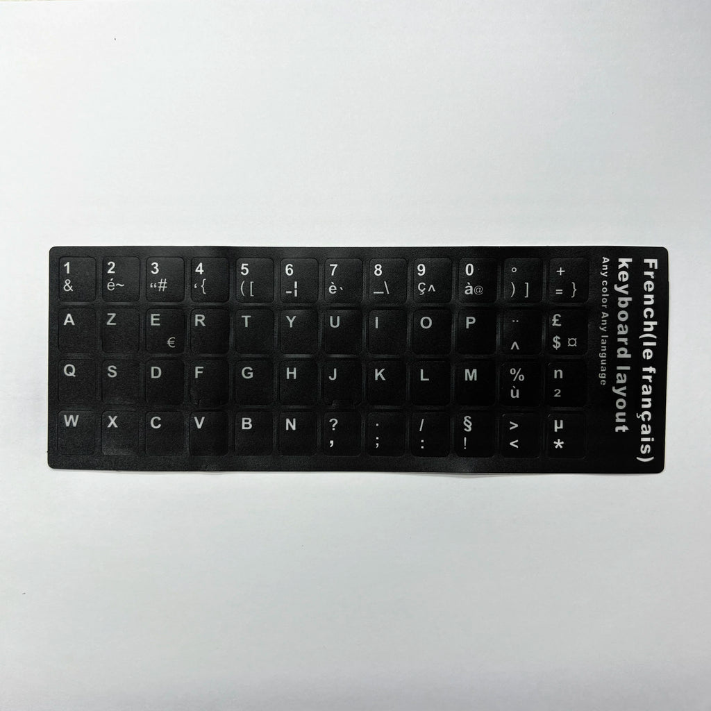 English Spanish Italian Korean French Deutsch Keyboard Stickers Frosted PVC Language Keyboard Sticker For Laptop Desktop PC