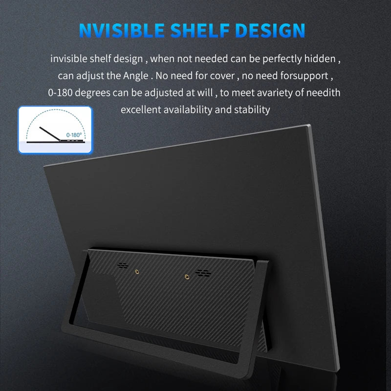 Arzopa 15.6'' FHD 1080P Portable Monitor with HDMI USB IPS Second Monitor External for PC Laptop Mac Switch Xbox ps4,S1 Table