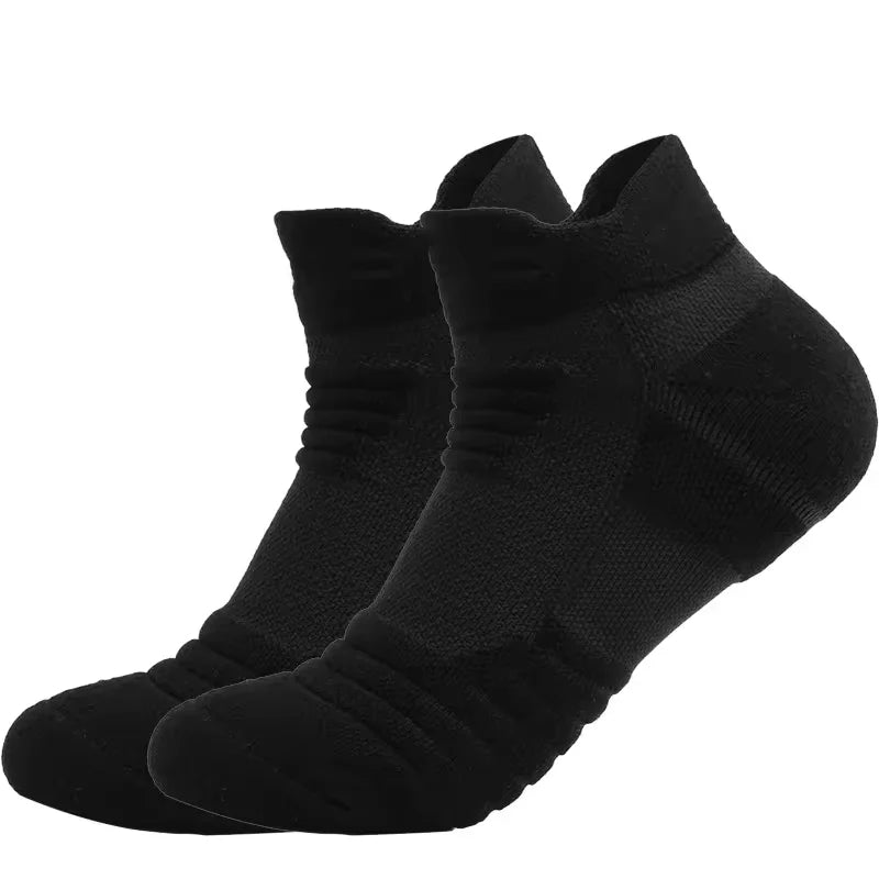 3 Pairs Men's Comfort Fit Cushion Performance Athletic Crew Socks For Outdoor Sports