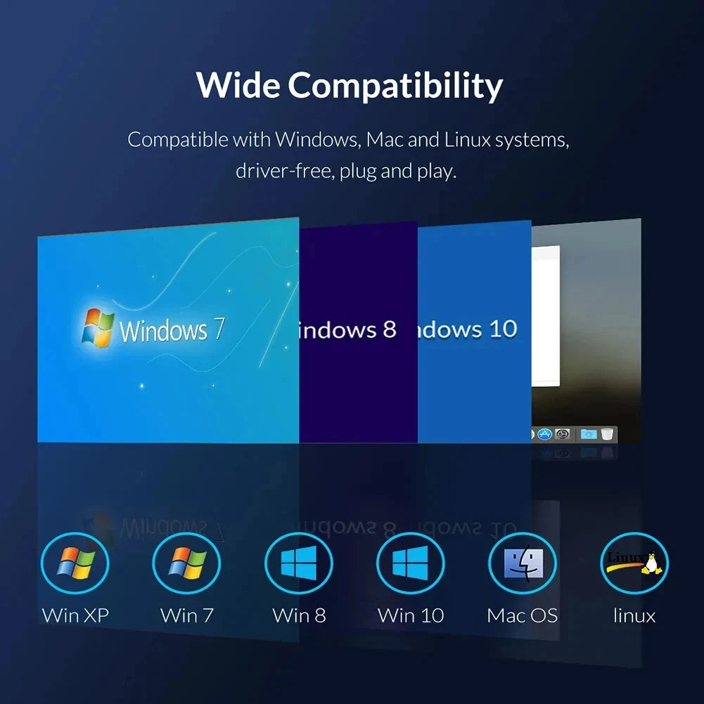 M2 SSD Case M.2 NVMe SATA SSD Enclosure Adapter 10Gbps USB 3.2 Gen2 USB C External Enclosure Supports M and B and B&M Keys