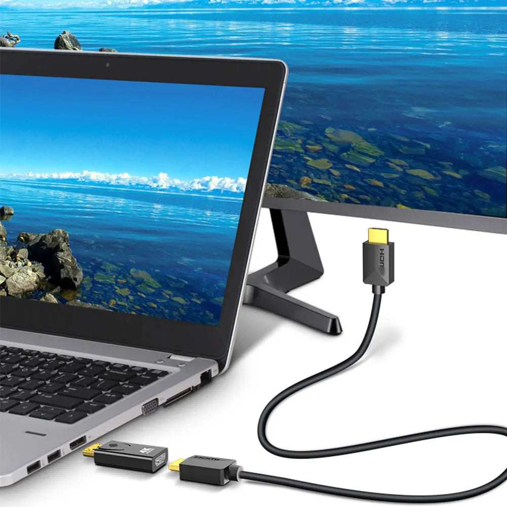 1080/4K DP To HDTV Connector DisplayPort DP Male to HDMI Female Adapter Converter Video Audio Plug Switch For Computer TV Laptop