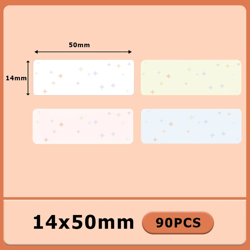 1Roll P12 P15 Thermal Label Sticker 12mm*40mm tape Compatible Phomemo D30 Q30 Marklife P11 P50 L12 DELI Q2 Labeller