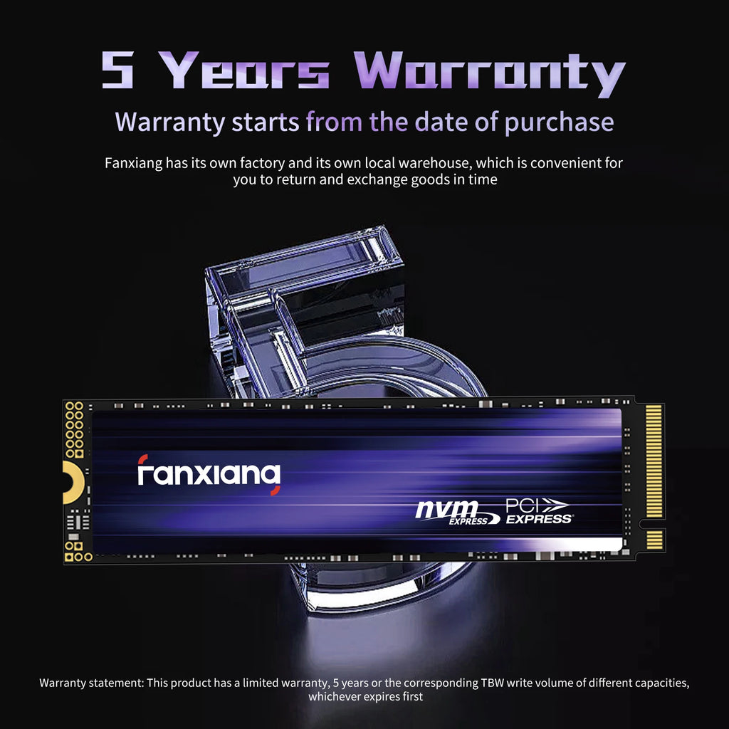 Fanxiang S880 M.2 SSD 1TB 2TB 4TB 7300MB/s PCIe4.0x4 M.2 NVMe SSD Drive 2280 Size Internal Solid State Drive For PS5 Laptop PC