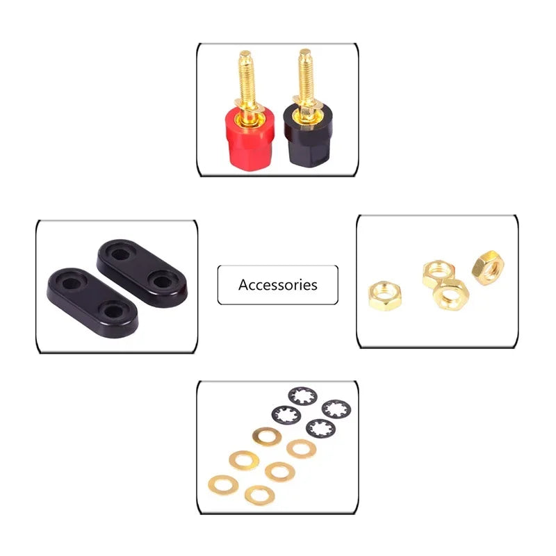 1 pcs Speaker banana plug BINDING POST terminal connector banana socket Dual Female Banana Plug for Speaker Amplifier