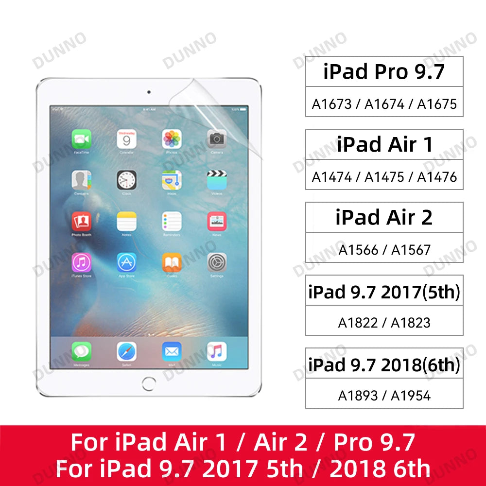 iPad Screen Protectors Paper Feel for IPad 11th A16 Pro Air 13 11 M3 M2 M4 2025 12.9 " 9 8 7 6 5 4 10 Gen Mini 7 6 5 4 3 2 1