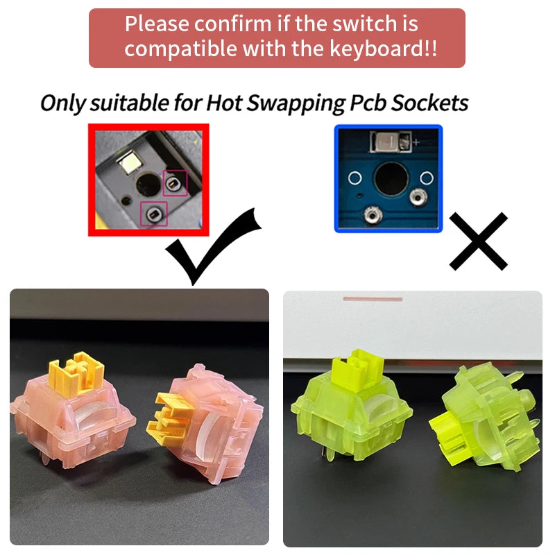 Outemu Silent Peach/Lemon V3 Switches Lubed Update V3 Switch Mechanical Keyboard Linear Tactile 5Pin Hot swap DIY Silent Switch