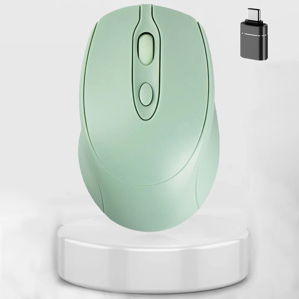 Rechargeable Wireless Mouse 2.4G Bluetooth-Compatible Wireless Computer Mouse USB Silent Gamer Mice For PC Laptop Macbook Tablet