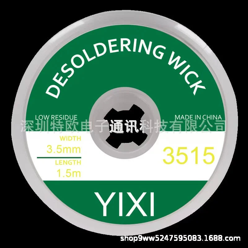 Desoldering Wire 1.0/1.5/2.0/2.5/3.0/3.5mm Braid Soldering Mesh Welding Parts Low Residue No-Clean Solder Tin Remover Tool