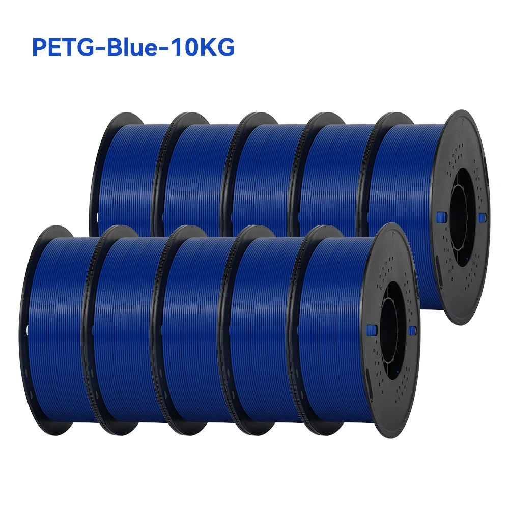 10KG 1.75mm PETG Filament Tangle-Free, High Quality 3D Printing Eco-friendly Plastic Consumables 22LBS, vacuum packaging 3D Prin