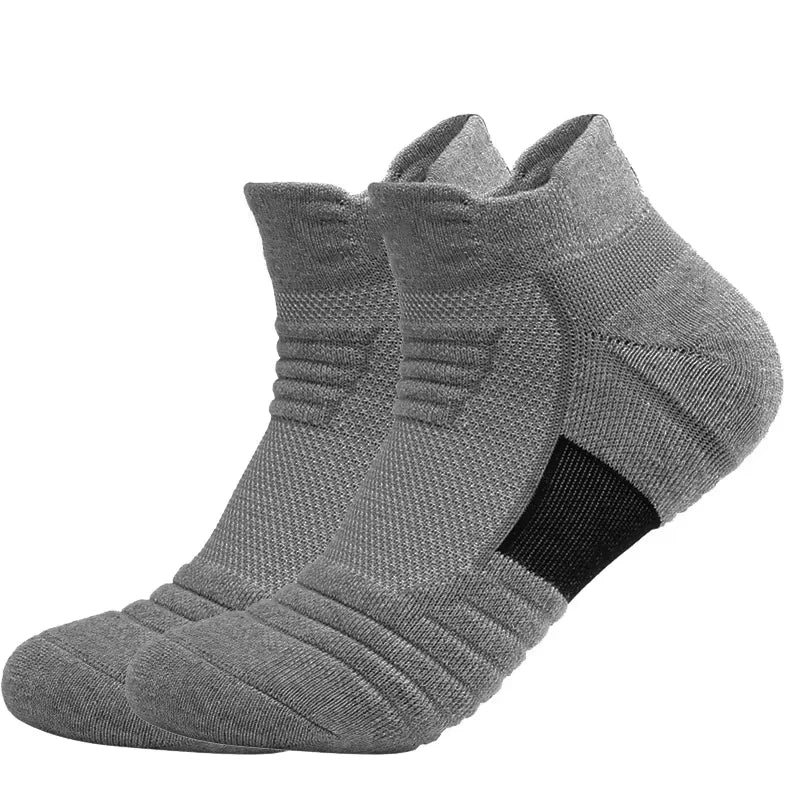 3 Pairs Men's Comfort Fit Cushion Performance Athletic Crew Socks For Outdoor Sports