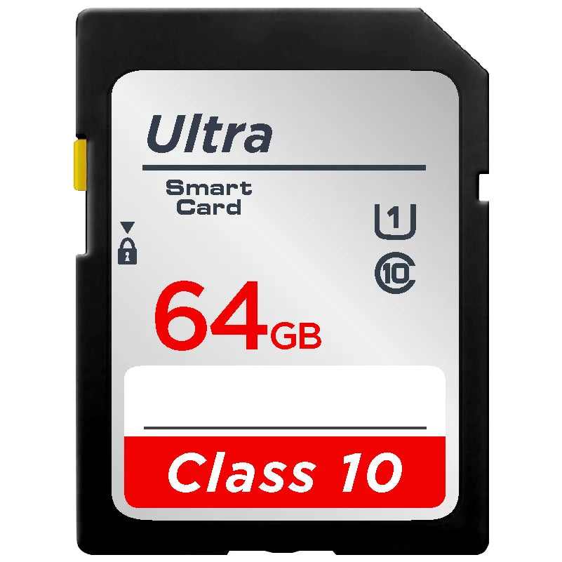SD Card 64GB 128GB 256GB V10 16GB 32GB Normal Full Size Flash SD Memory Card High Speed for Camera