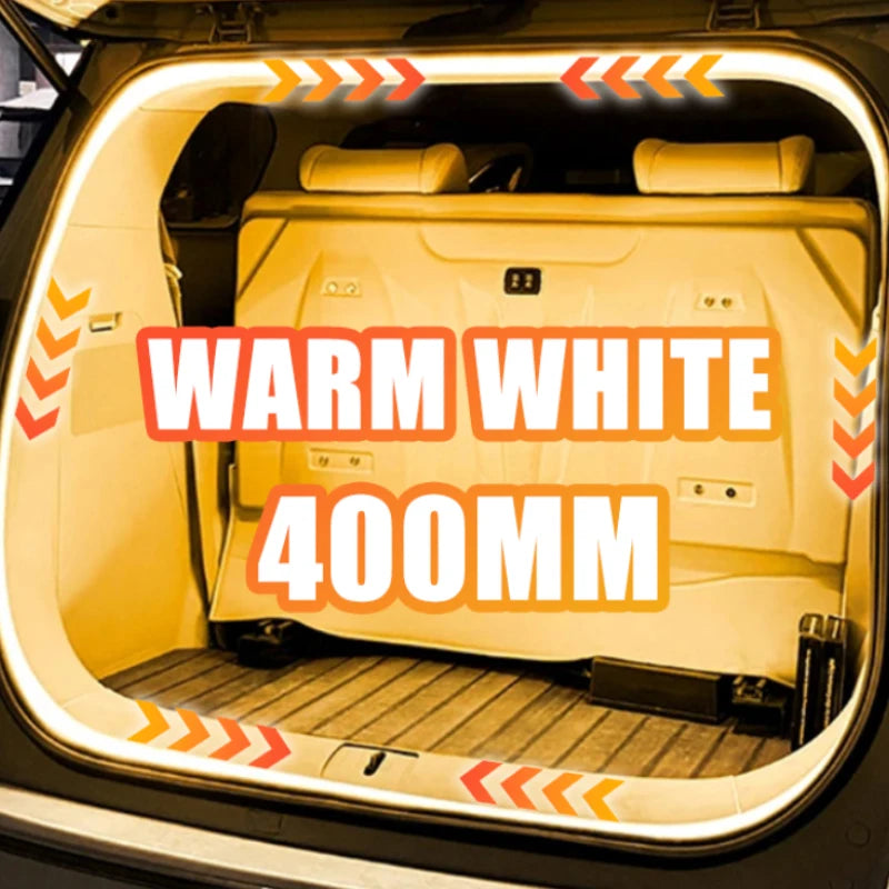 Car Trunk Ambient Light Strip for Suv Flexible PVC Automatic Led Light Strip Non-Destructive Installation Universal for 12V/24V