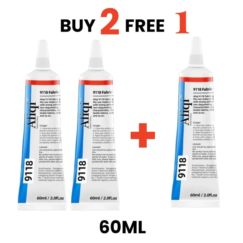 Multipurpose Strong Fabric Patching Glue Seam Adhesive Waterproof Agent Permanent Bonding Clothing Textiles Repair Tool 15/60ml