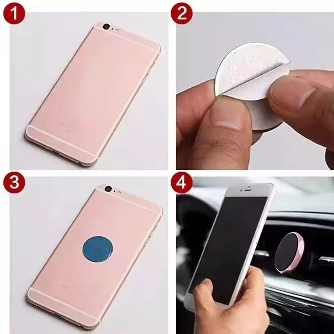 1/20Pcs Magnetic Metal Plate For Magnetic Car Phone Holder Universal Iron Sheet Sticker Stand Mobile Phone Magnet Holder Mount