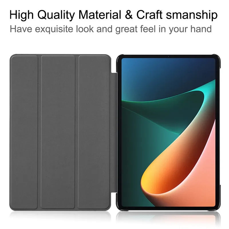 For Funda Xiaomi Mi Pad 8 7 6 Pro 5 11.2 Case Redmi pad SE 11 10.6 8.7 12.1 Auto Wake up & Sleep Silicone Cover Support Charging