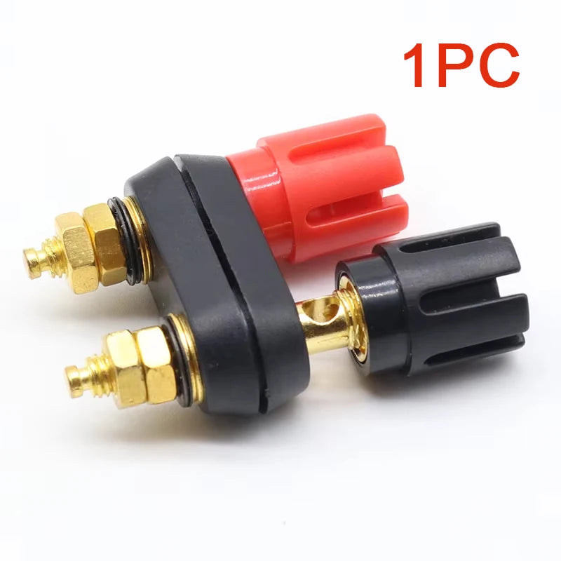 1 pcs Speaker banana plug BINDING POST terminal connector banana socket Dual Female Banana Plug for Speaker Amplifier