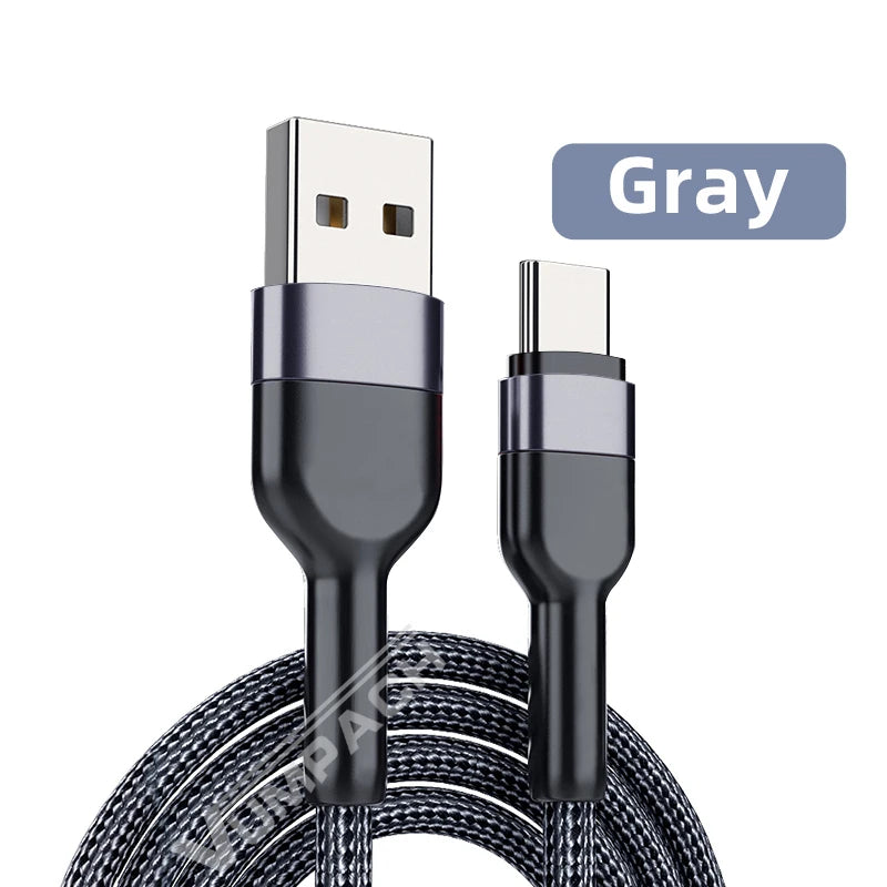 Fast usb c cable c type c cable Fast Charging Data Cord Charger For Samsung s21 xiaomi Vivio Iphone 16 15 Huawei Charging Cable