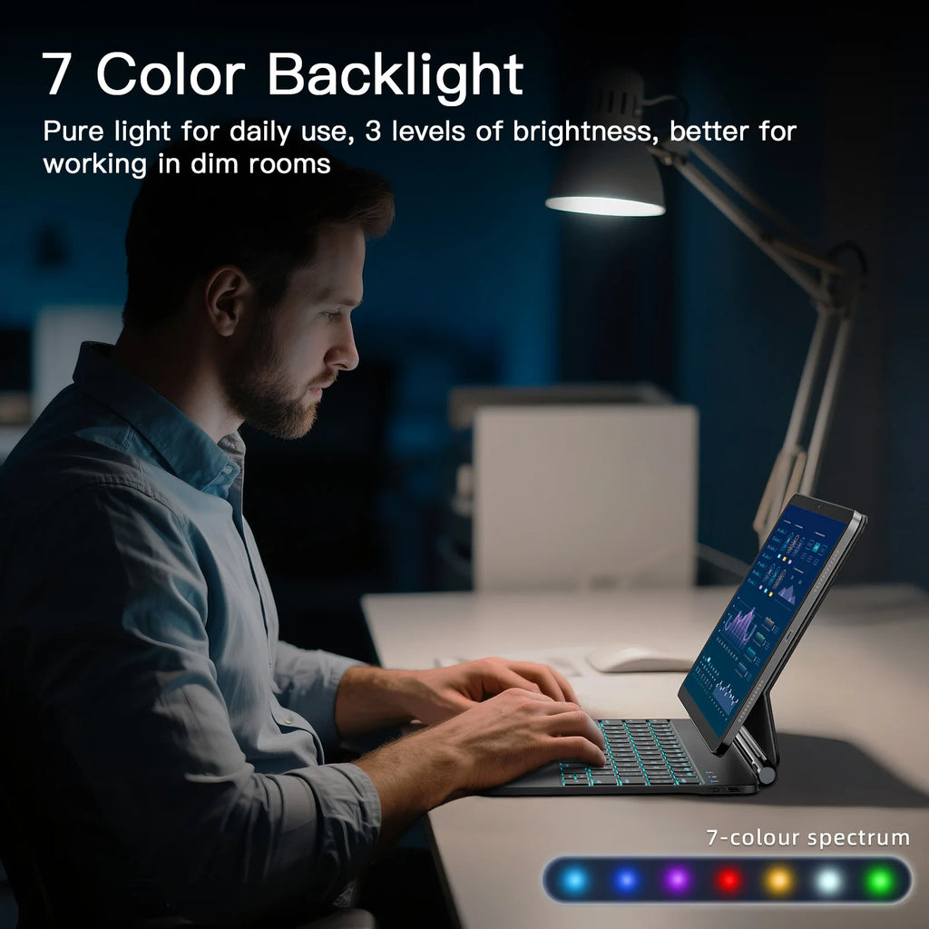 Magic Keyboard for iPad Air 4 Air 5 Air 6 Air 7 11 inch case for iPad Pro 11 inch 2018-2022 Generation Cover Smart Cover