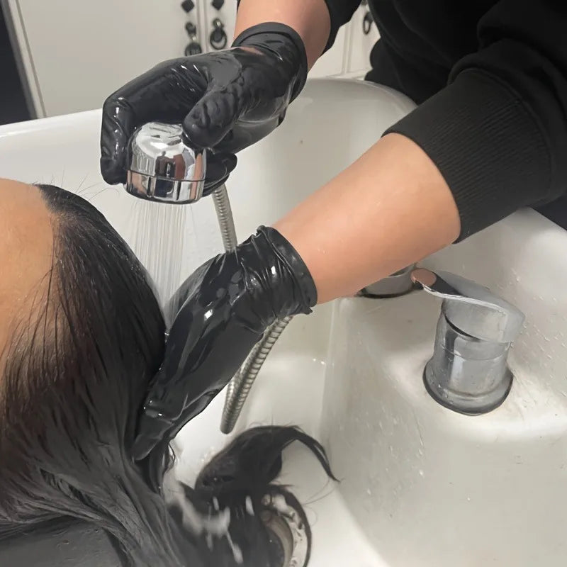 20/50/100PCS Disposable Black Nitrile Gloves for Household Use Latex Free Powder Free Cleaning Gloves Tattoo  Hairdressing Tools