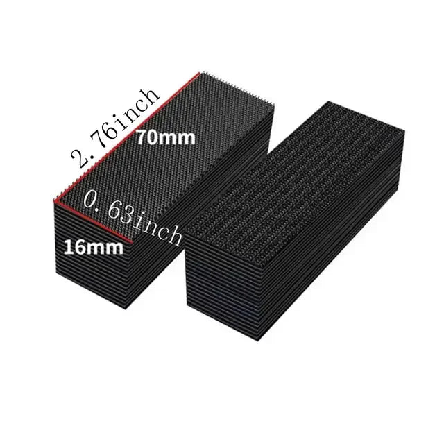 100/2pc New Carpet Fixing Stickers Double Faced High Adhesive Car Carpet Fixed Patches Home Floor Foot Mats Anti Skid Grip Tapes