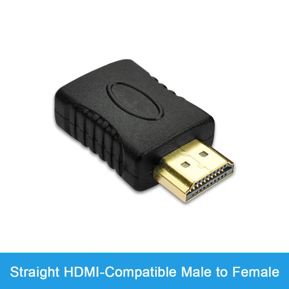 HDMI-Compatible Adapter 90 270 Degree Right Angle Male to Female Converter 4K HD Connector Mini / Micro HDMI-Compatible Extender
