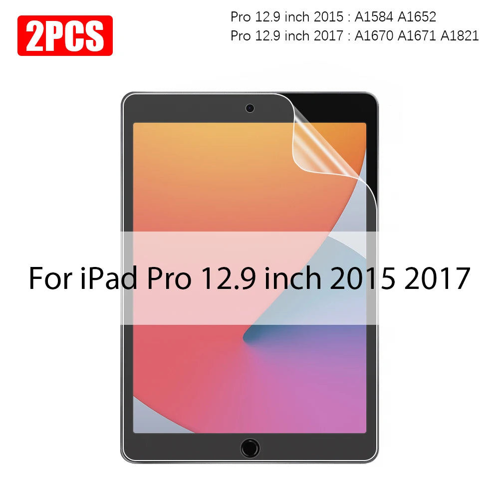2PCS Paper Film Like For Ipad 10 10th Pro 13 M4 12.9 2025 Screen Protector For Ipad Air 11 5 4 M3 M2 A16 9th Generation Mini 6 7
