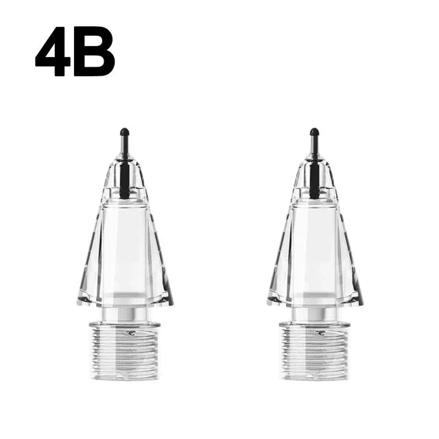 4X Replaceable Pencil Tips for Apple Pencil 1 2 Gen Soft Silicone Protective Cap Touch Screen Stylus Pen Nibs for IPencil 1 2