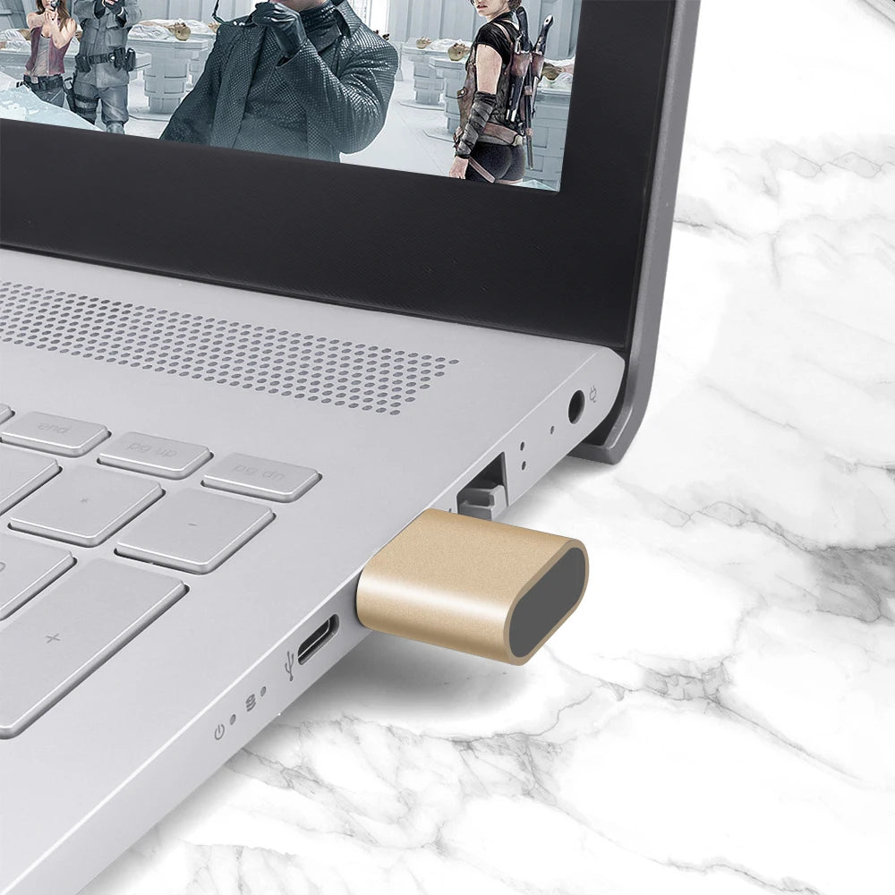 4K HDMI Virtual Display Adapter DP DVI VGA Display Emulator Dummy Plug Headless Ghost Display Emulator Video Card Lock Plate