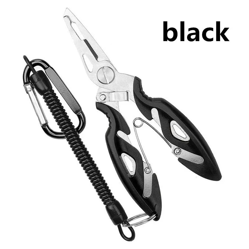 Fishing pliers, fishing line cutter, scissors, mini fishing hook remover, multifunctional tool, outdoor bass fishing line